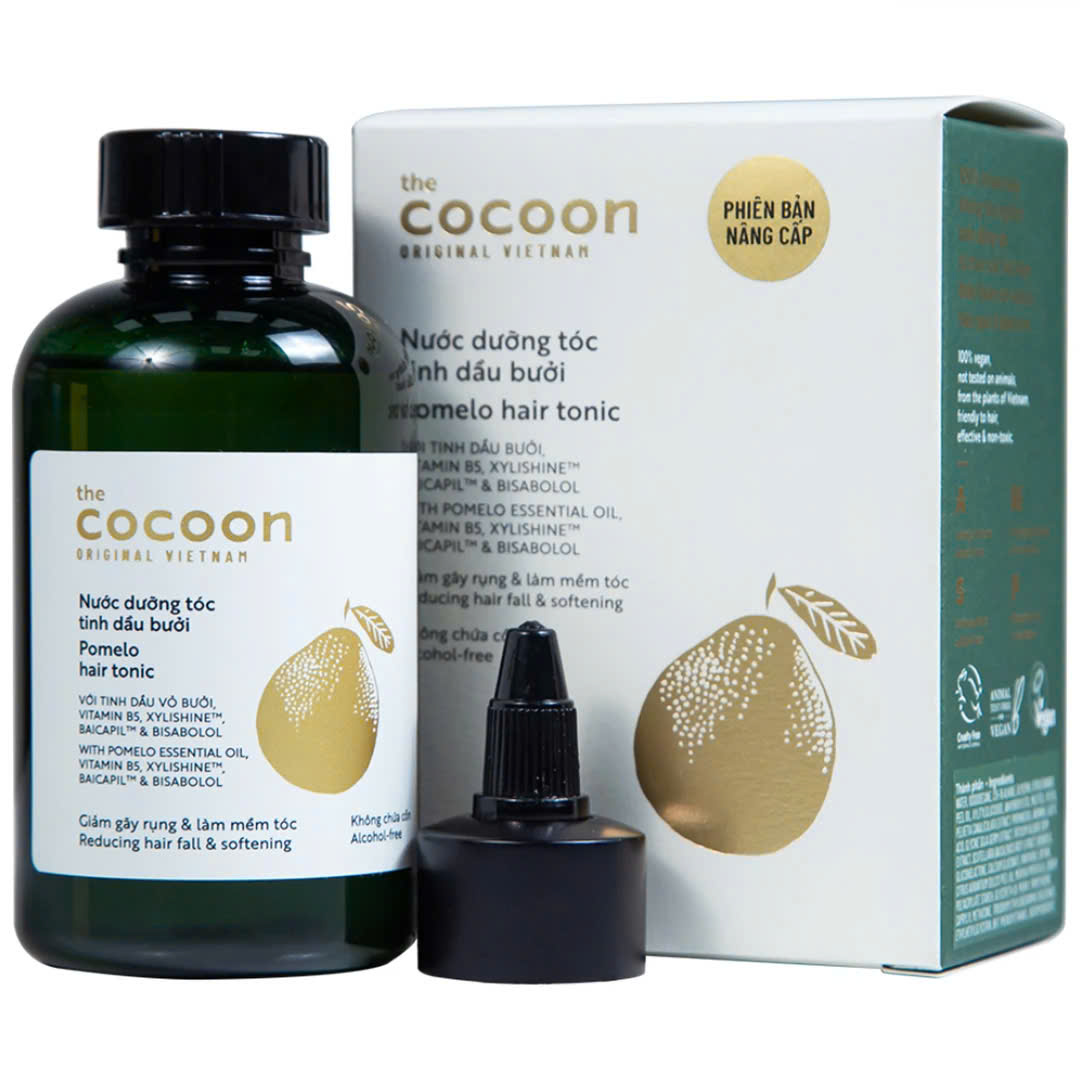 tinh dầu bưởi dưỡng, ngăn rụng tóc cocoon phiên bản nâng cấp 140ml